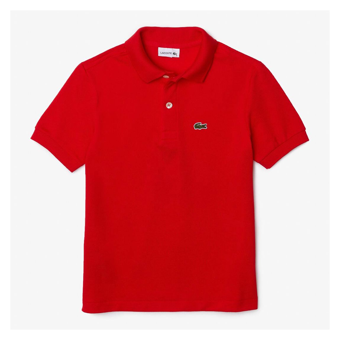 Baby Boy's Red Cotton Polo Shirt main product photo