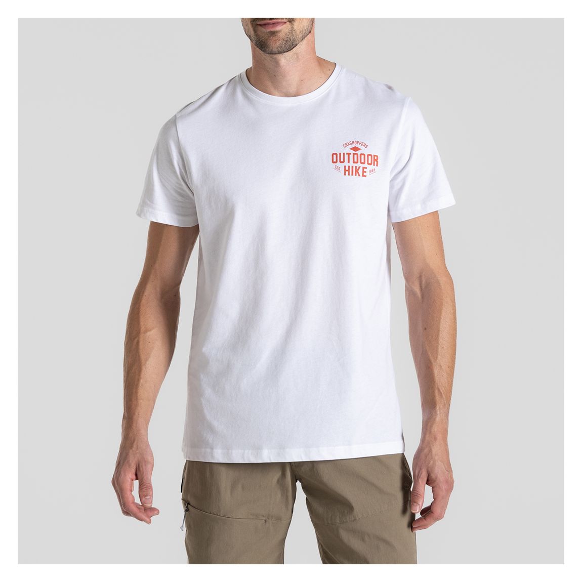 White Lucent Cotton T-Shirt main product photo