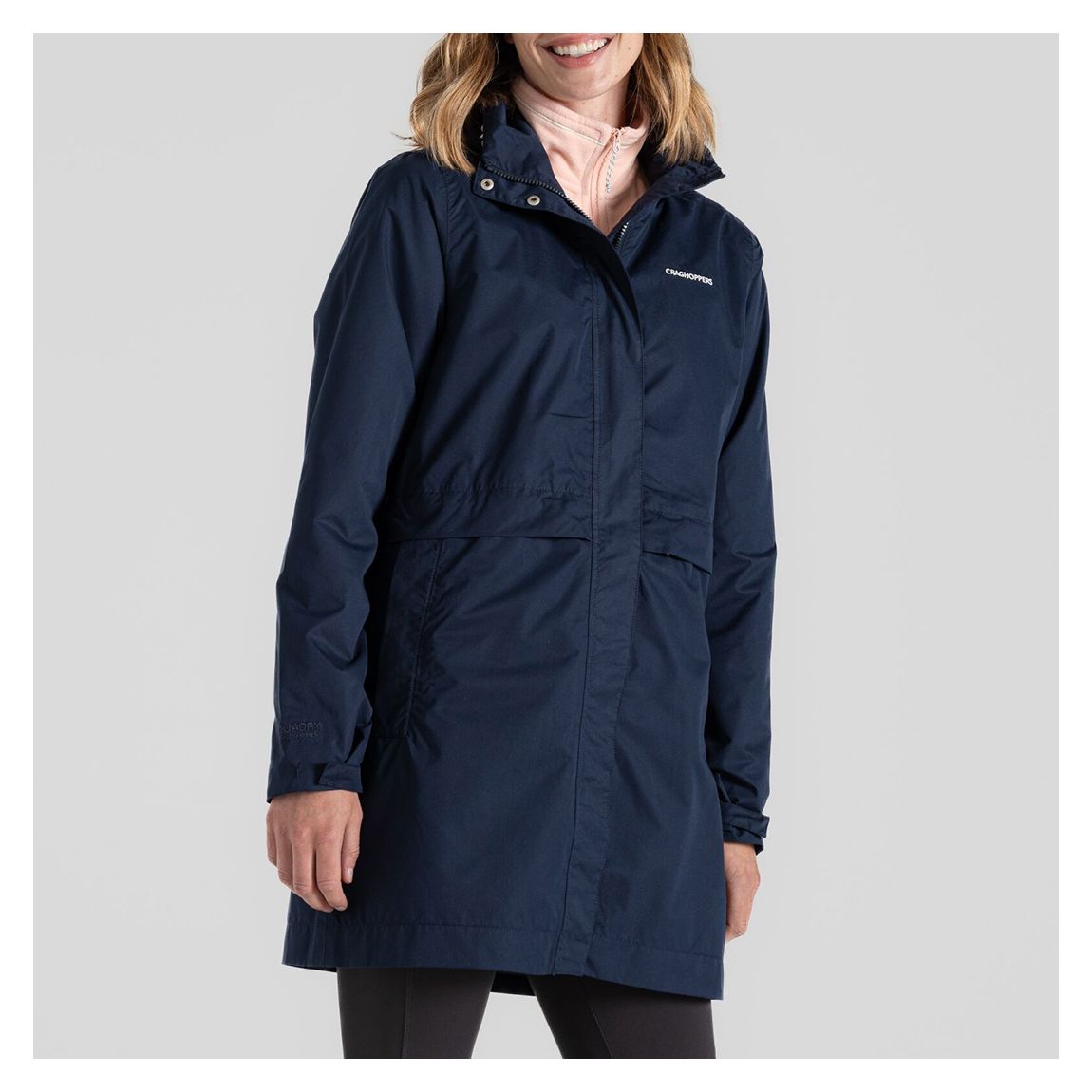 Navy Ana Waterproof Jacket main product photo
