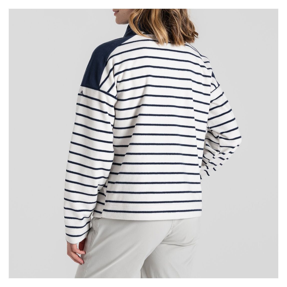 Navy Lily Half Zip Fleece main product photo