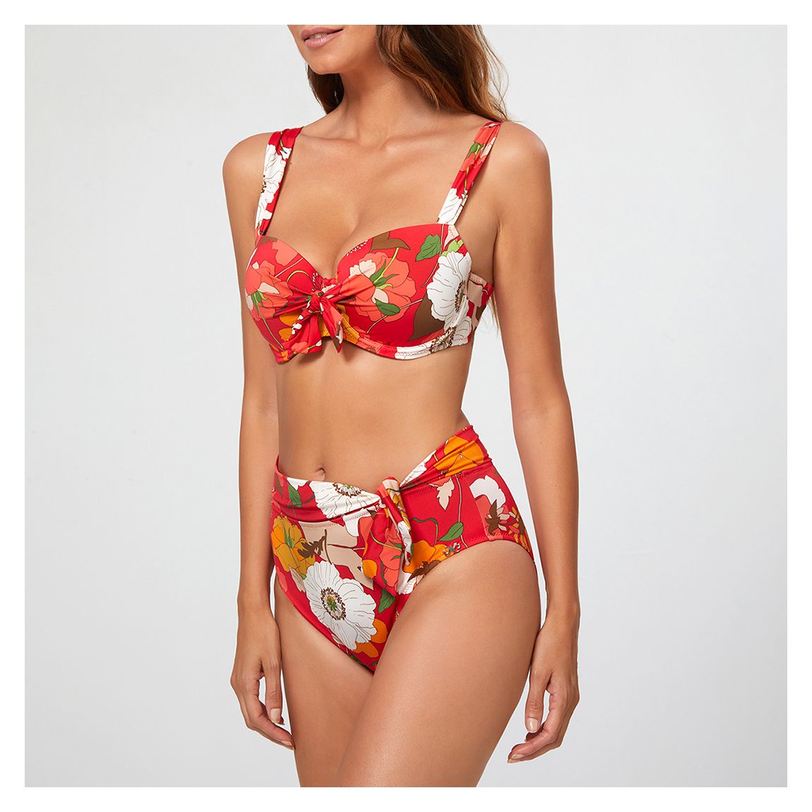 Red Lilia Maxi Bikini Brief main product photo