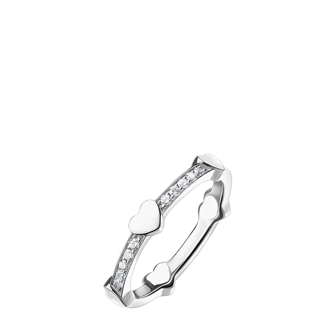 Silver Charm Club Ring main product photo