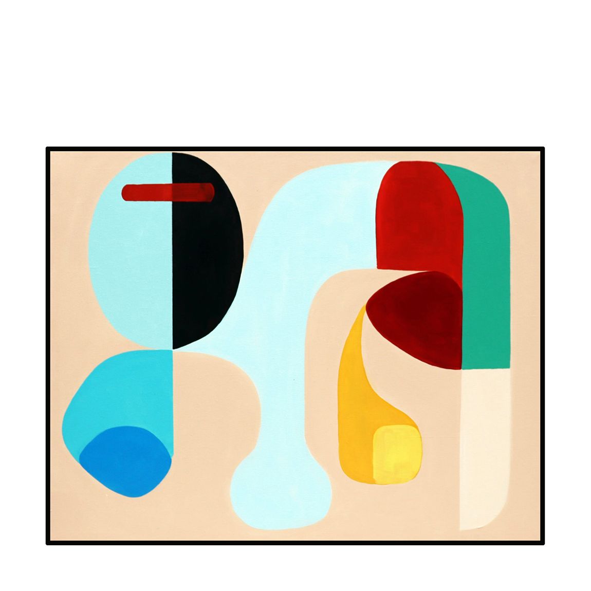 Polychrome Expression Oil Painting main product photo