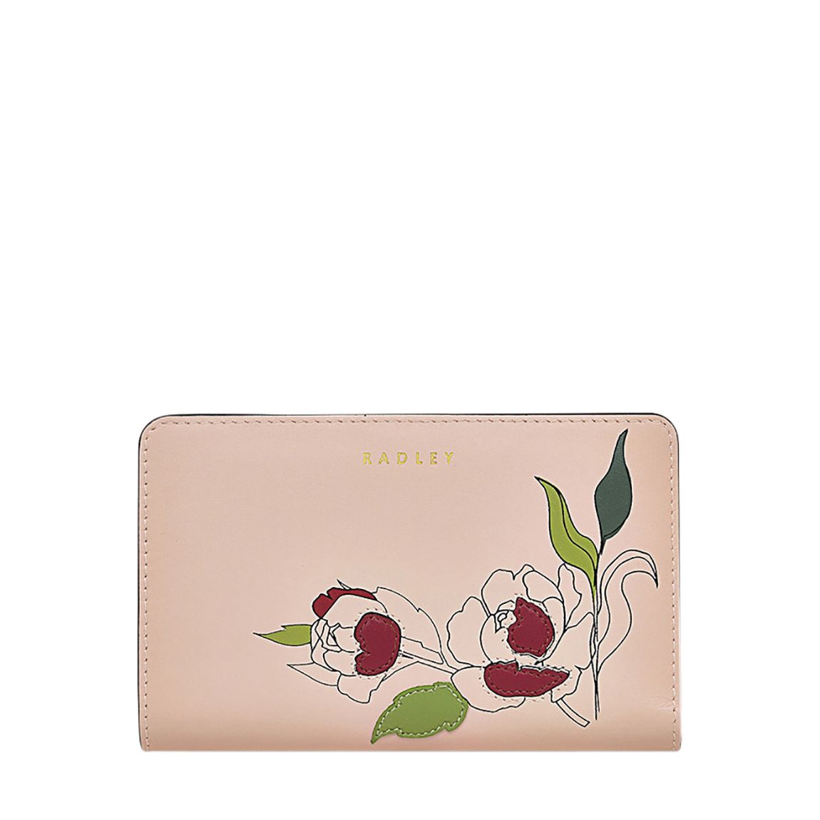 Prairie Pink Wild Roses Medium Bifold Purse main product photo