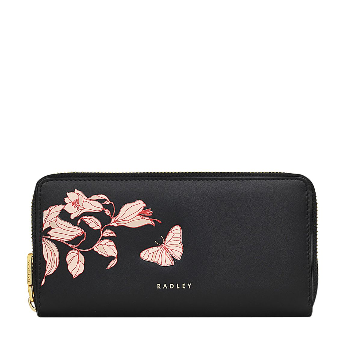 Black Butterfly Large Zip Around Matinee main product photo