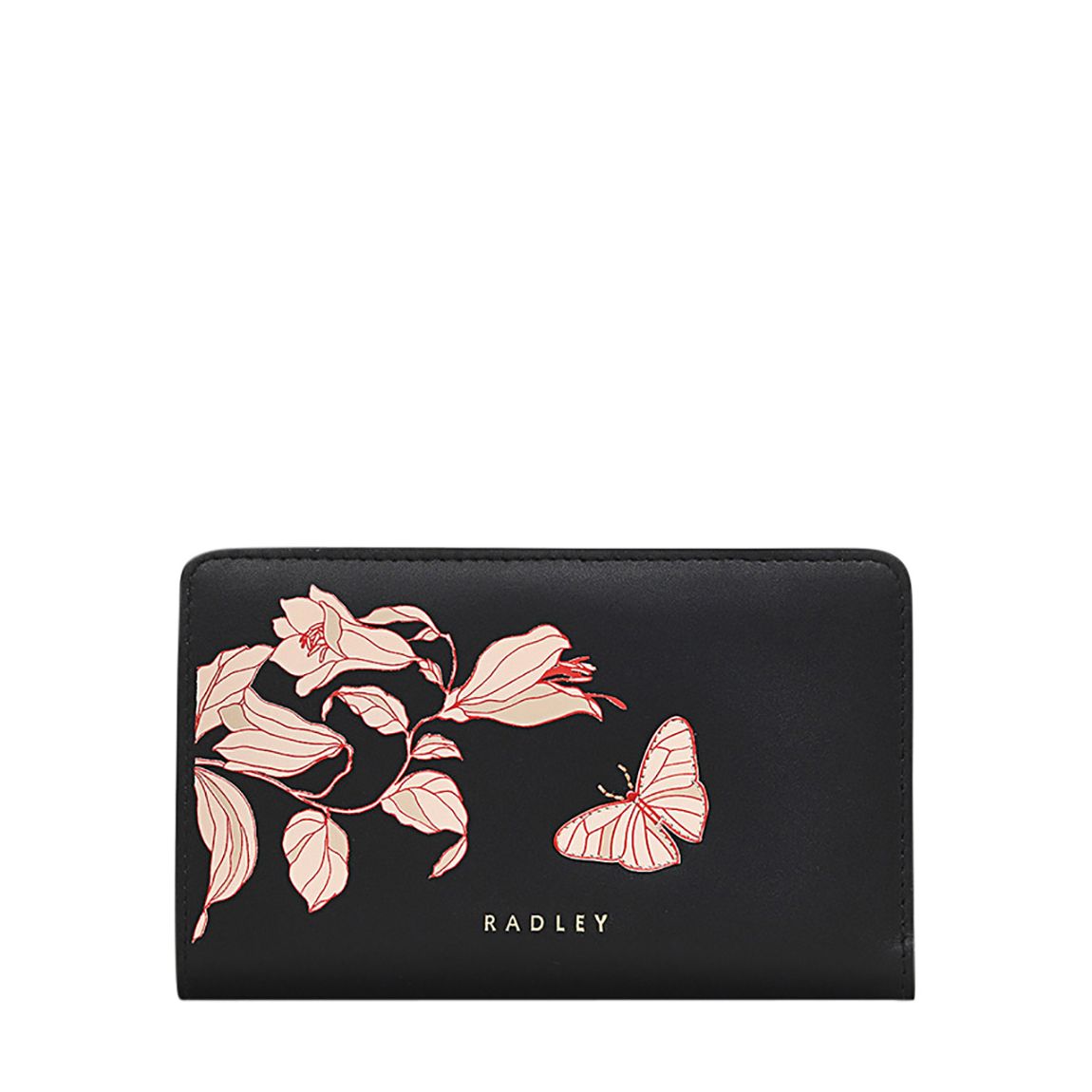 Black Butterfly Medium Bifold Purse main product photo