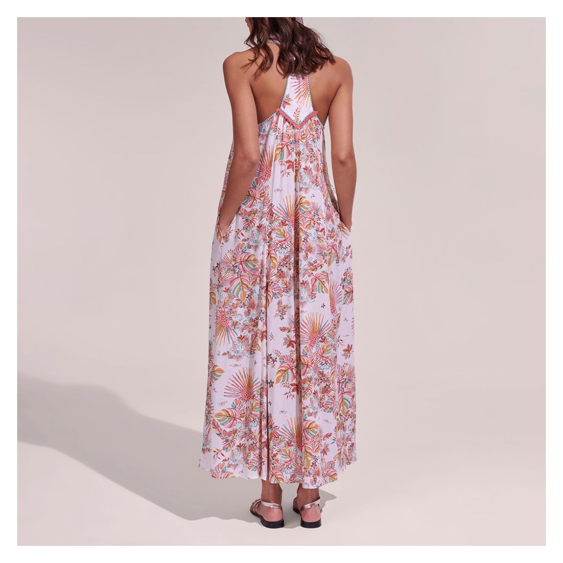 Pink Nava Long Dress main product photo