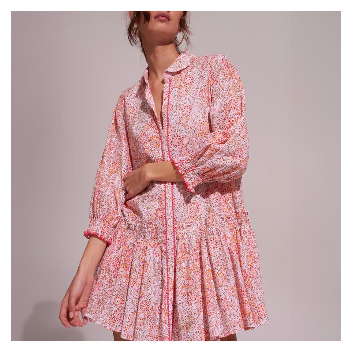 Pink Tesorino Mini Dress main product photo
