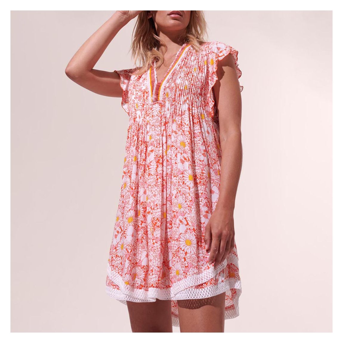 Orange Sasha Mini Dress main product photo