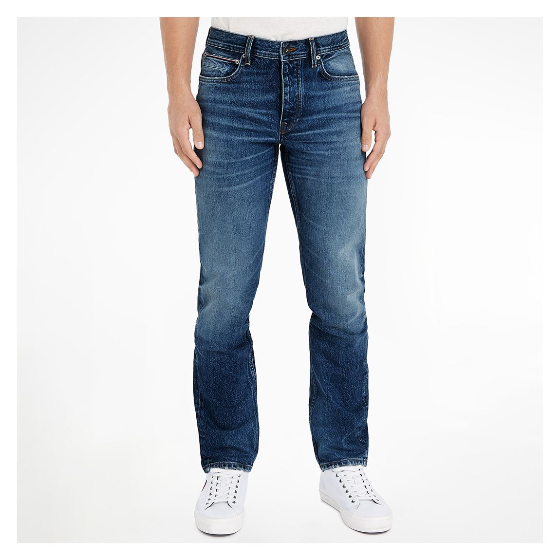 Blue Mercer Straight Jeans main product photo