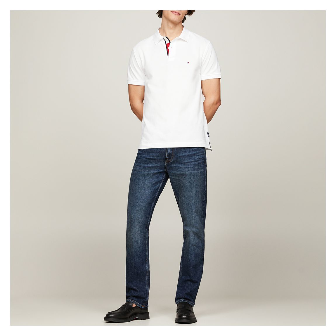 White Short Sleeve Regular Polo Shirt main product photo