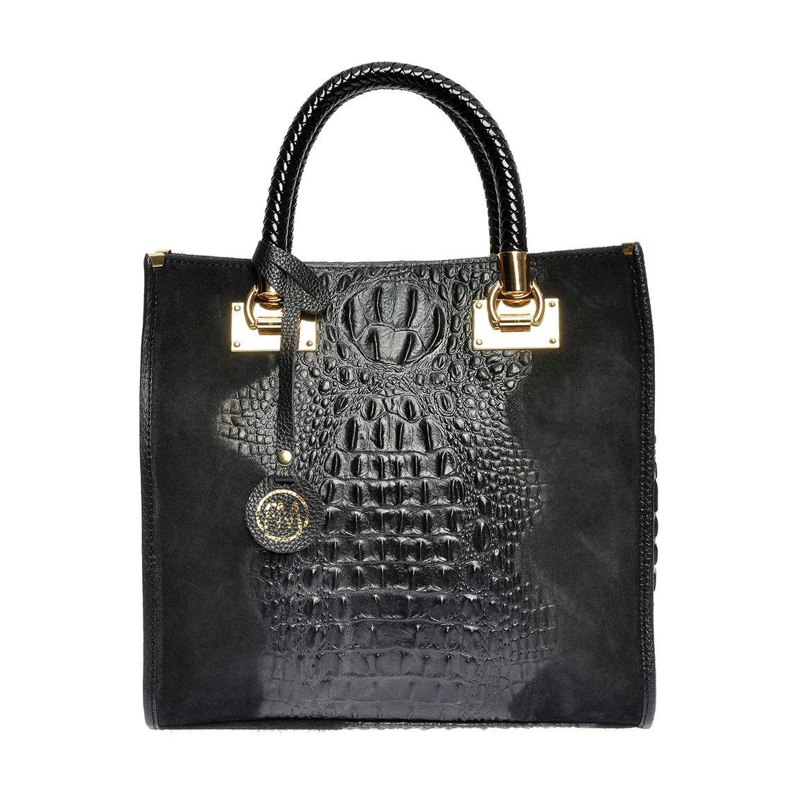 Roberta M Black Tote Bag main product photo