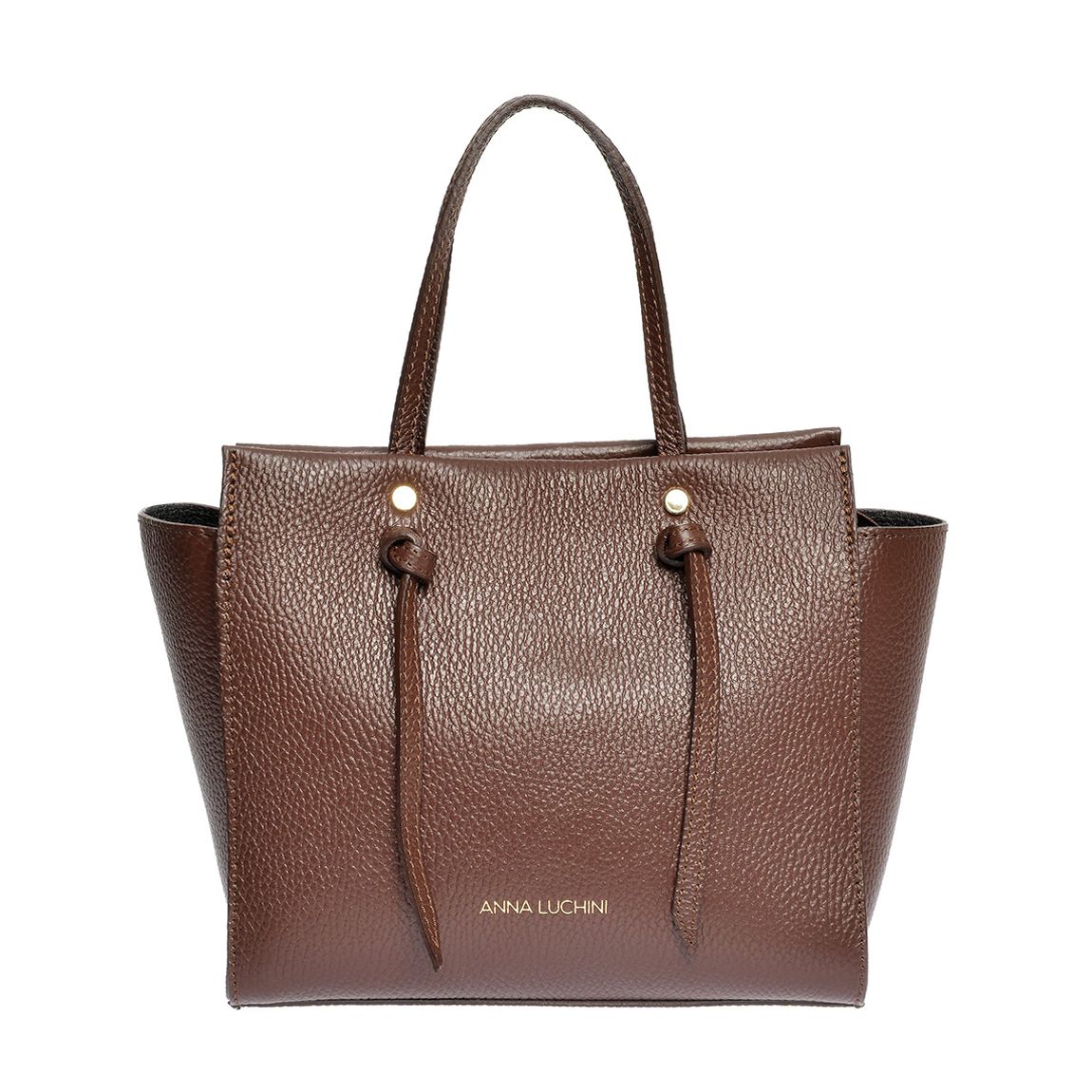 Anna Luchini Brown Tote Bag main product photo