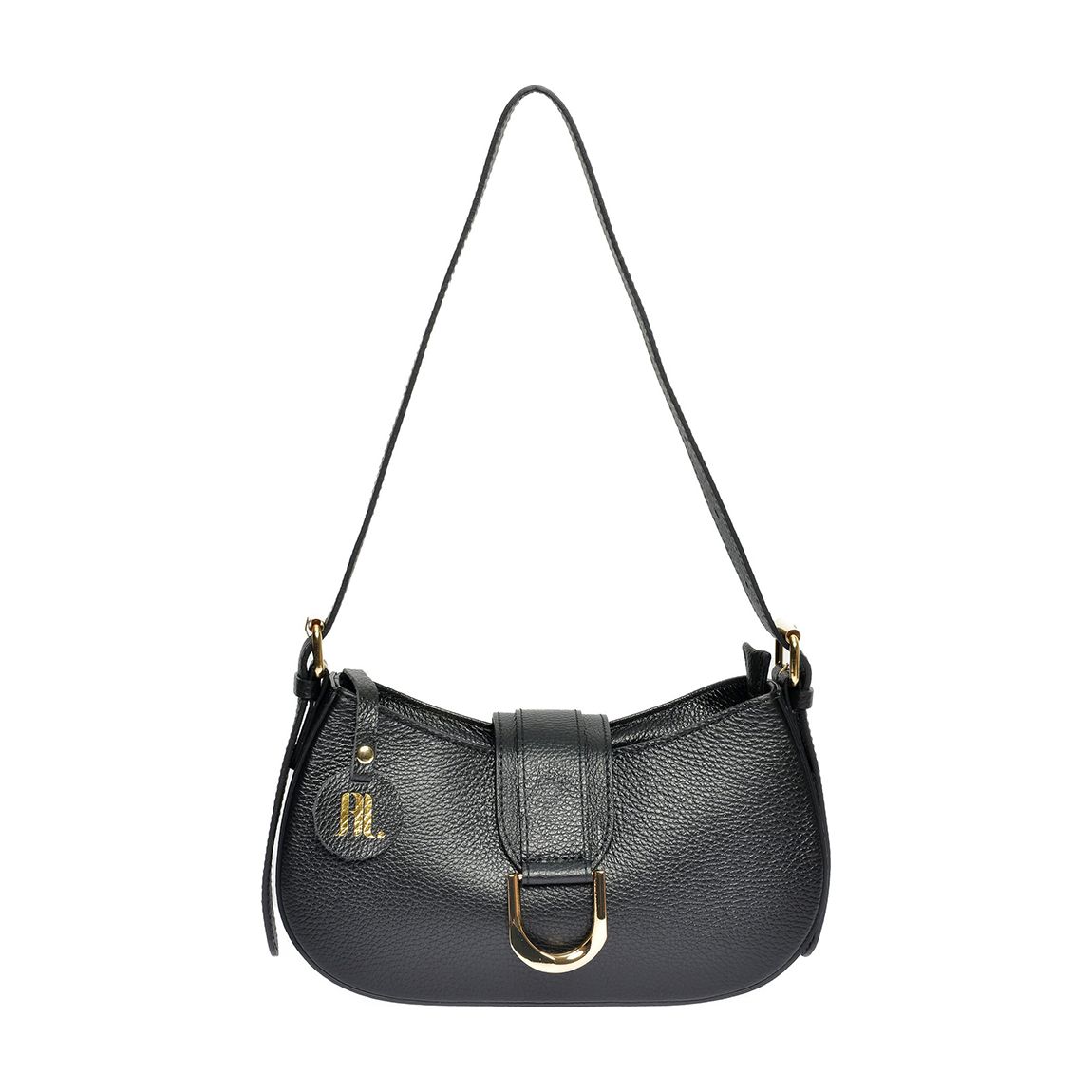 Anna Luchini Black Top Handle Bag main product photo