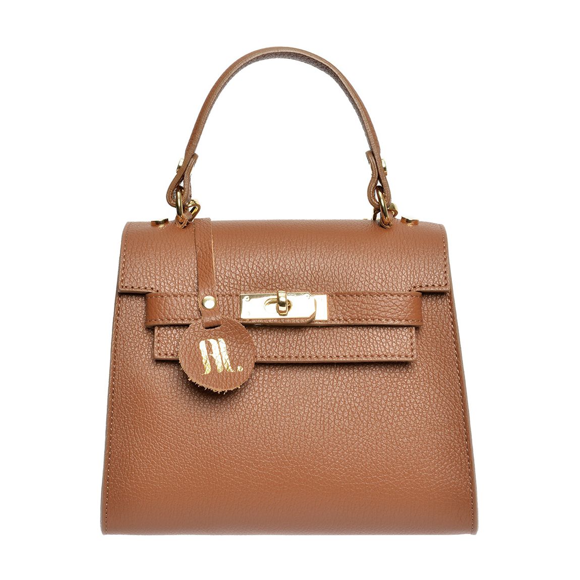 Anna Luchini Brown Top Handle Bag main product photo