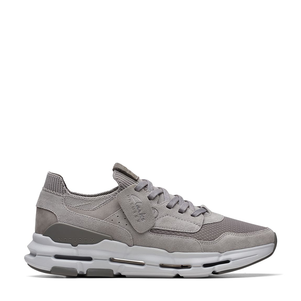 Men's Grey NXE Lo Top Trainers main product photo