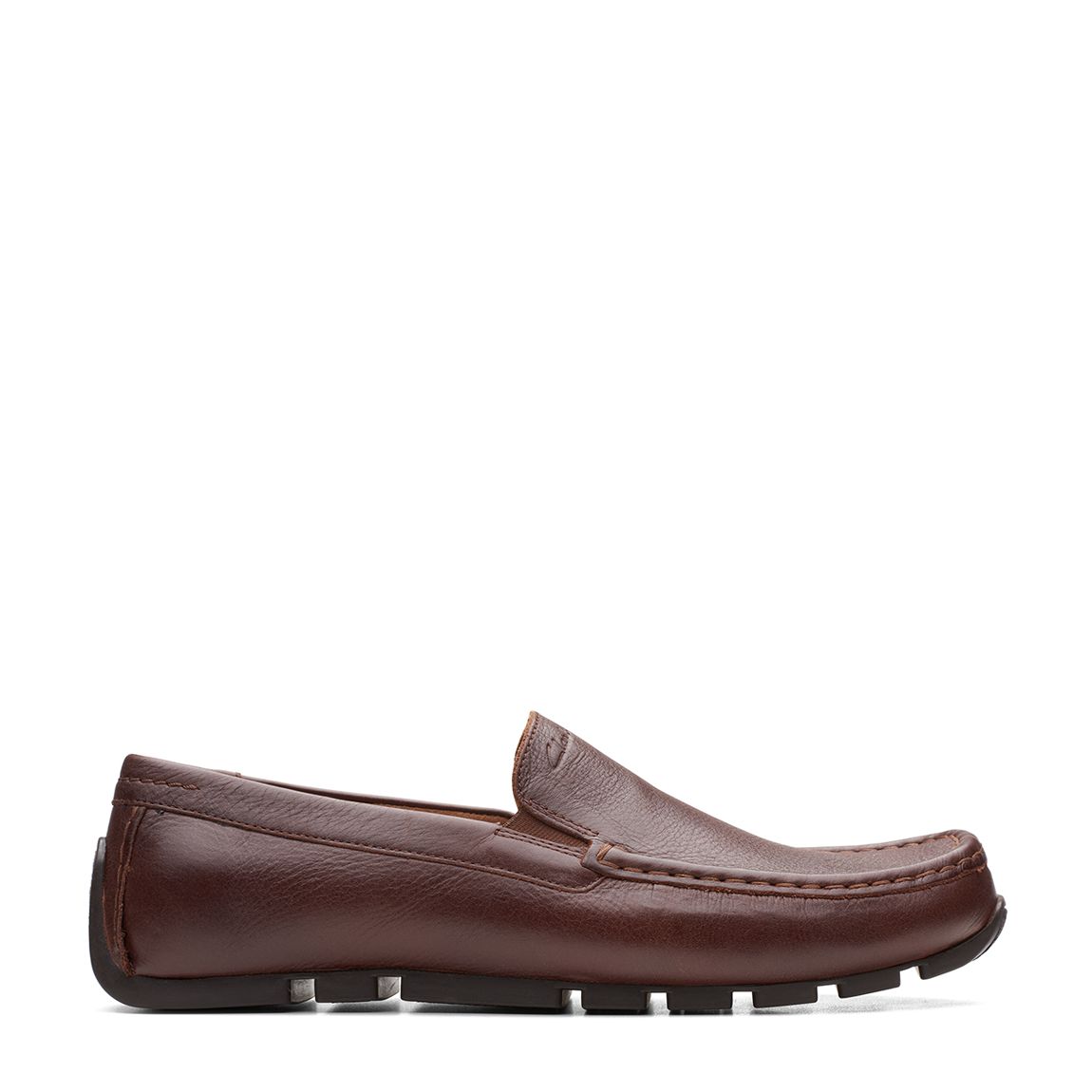 Men's Tan Clarkslite Bit Leather Loafers main product photo