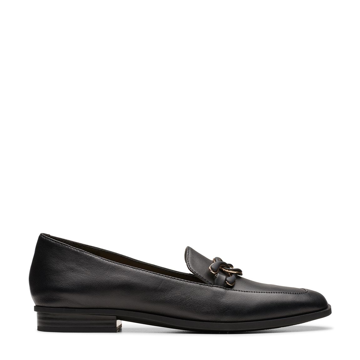 Women's Black Sarafyna Rae Leather Loafers main product photo