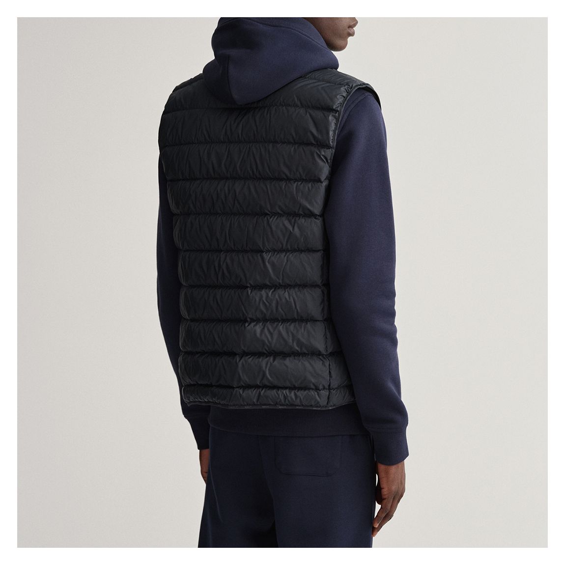 Black Lightly Padded Gilet main product photo