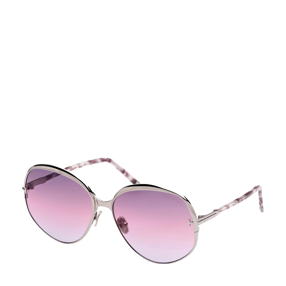 Women's Silver Tom Ford Sunglasses 60mm main product photo