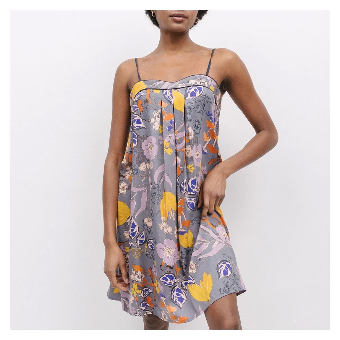Grey Highgate Toadstool Strappy Short Nightdress main product photo