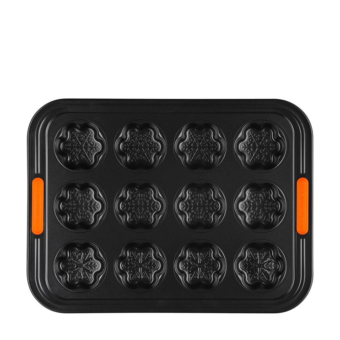 12 Cup Snowflake Cakelet Tray main product photo