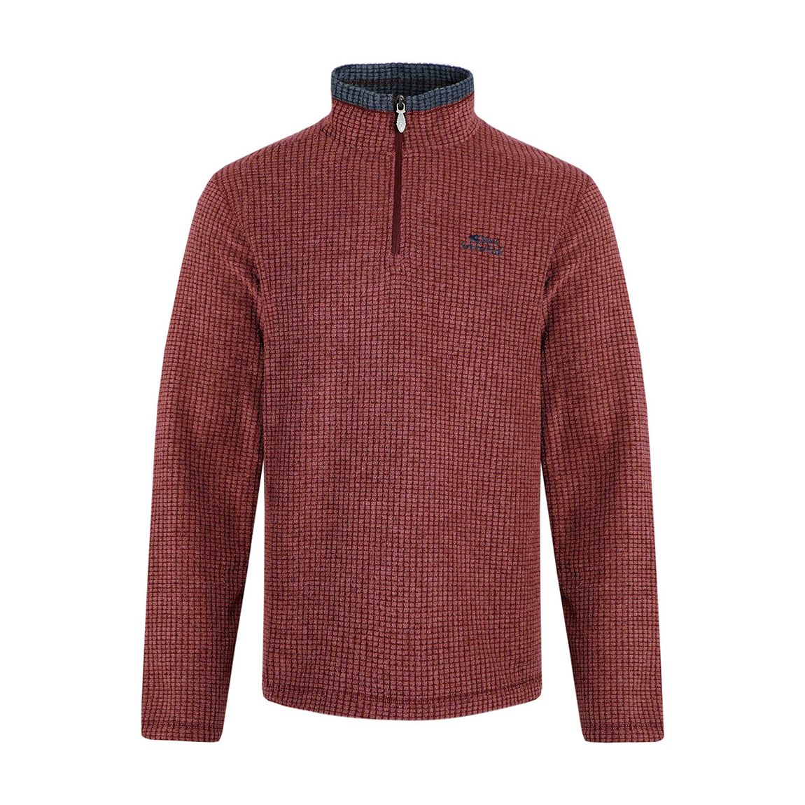 Red Newark 1/4 Zip Fleece main product photo
