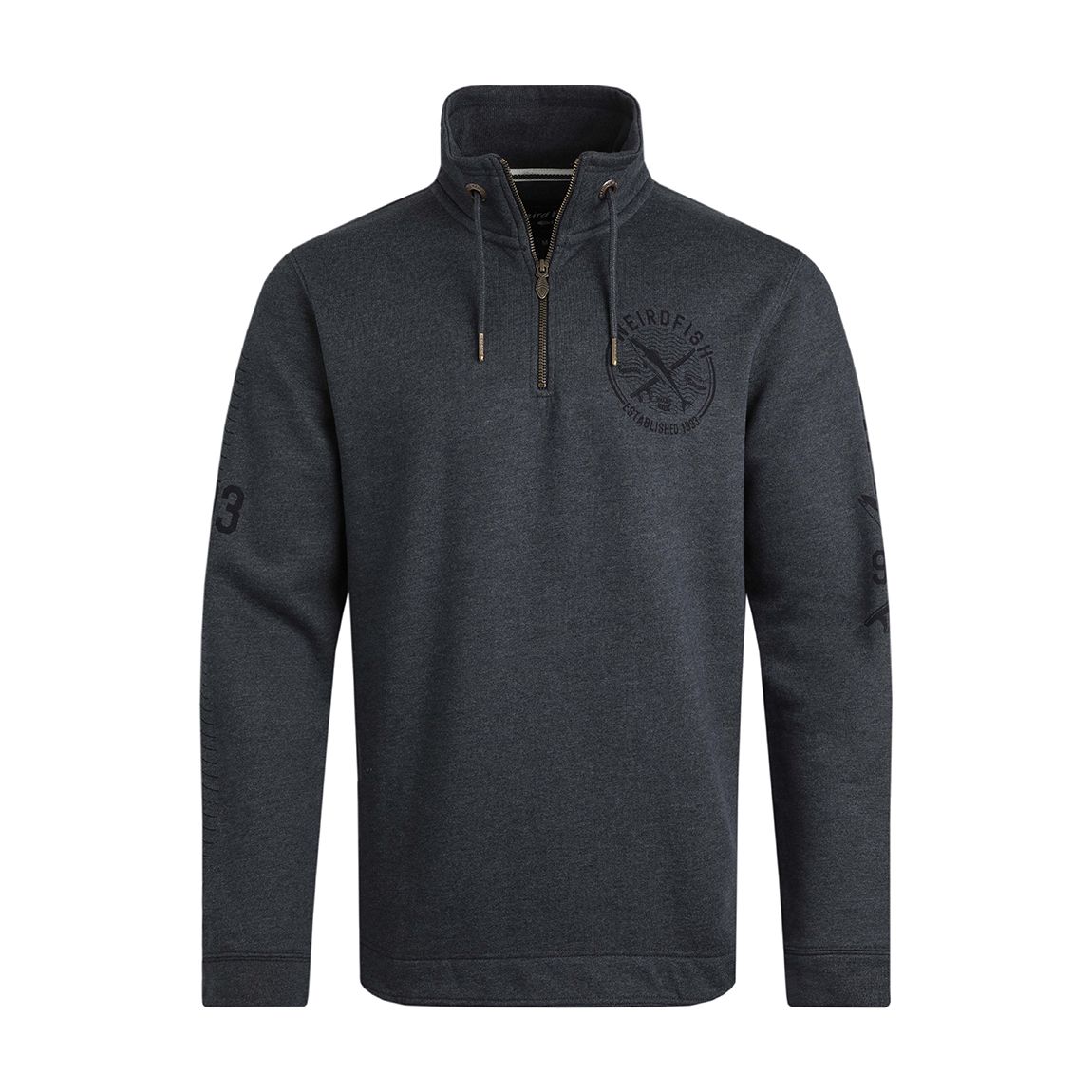 Navy Oakville 1/4 Zip Sweatshirt main product photo