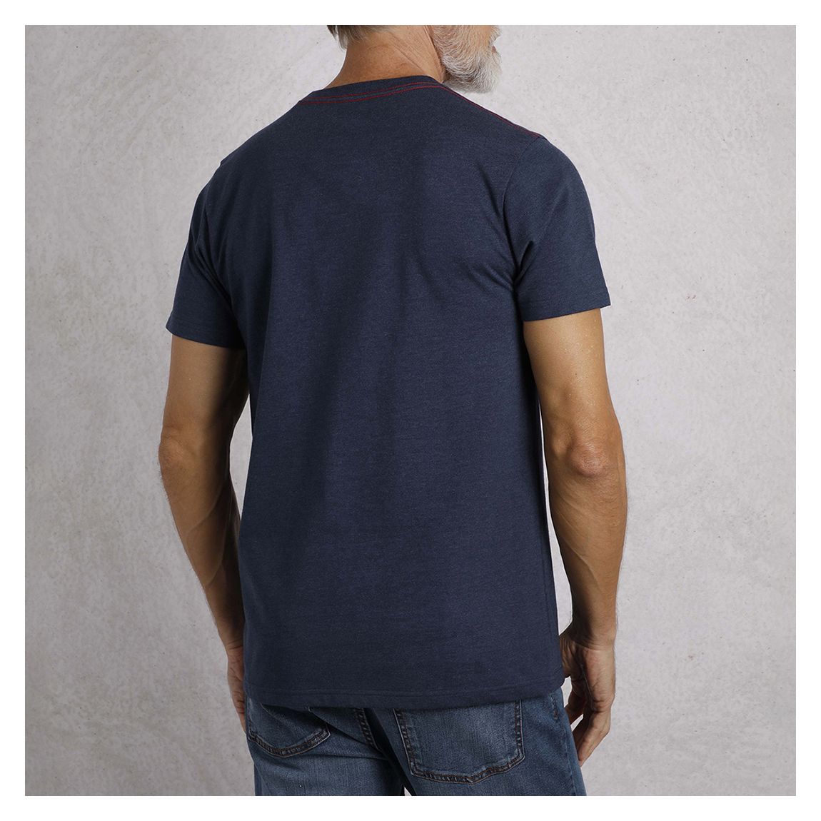 Navy Velocity Printed T-Shirt main product photo