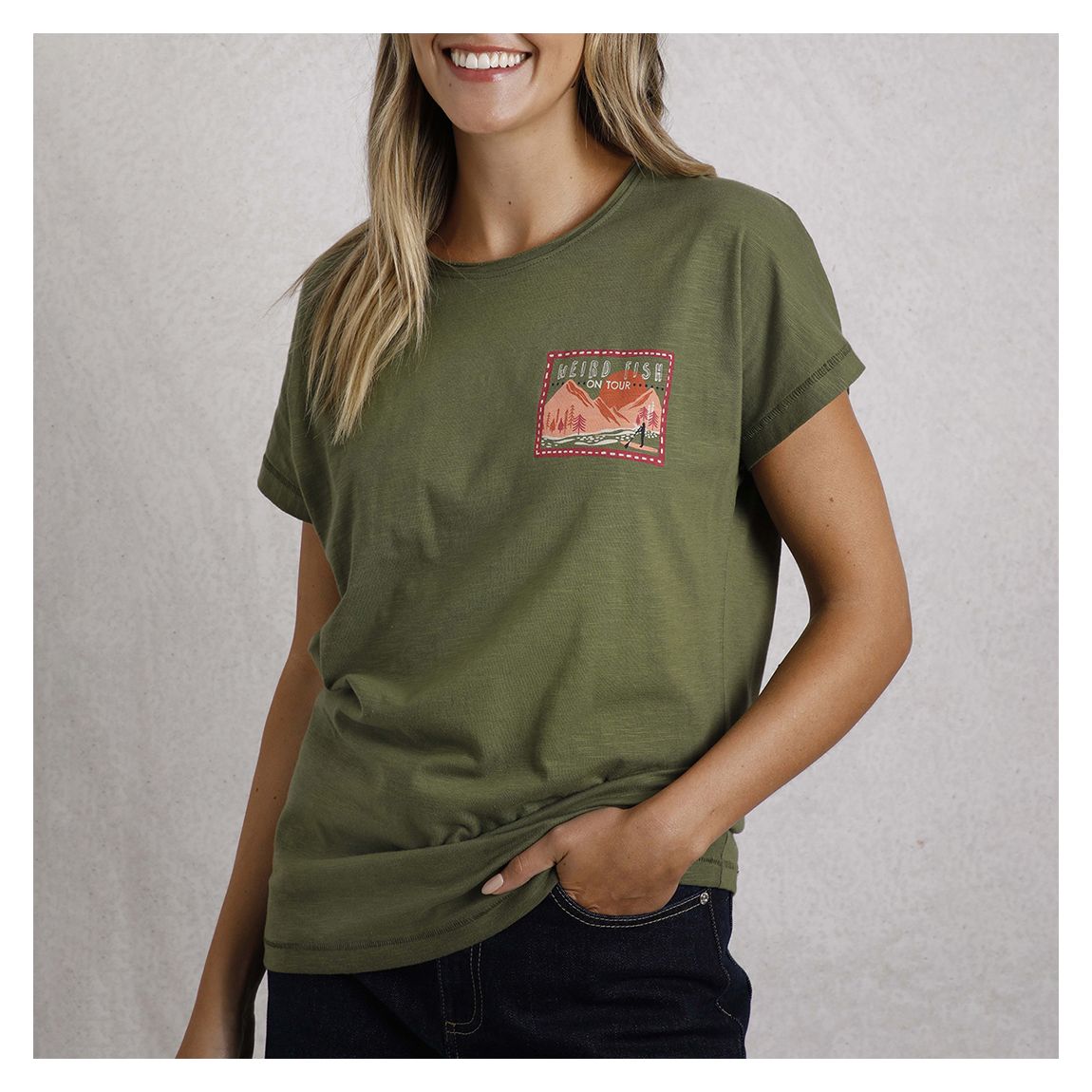 Khaki Location Cotton T-Shirt main product photo