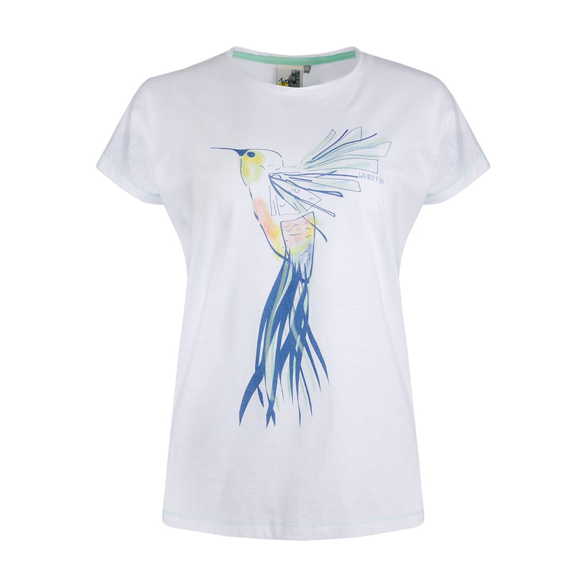 White Hummingbird Cotton T-Shirt main product photo
