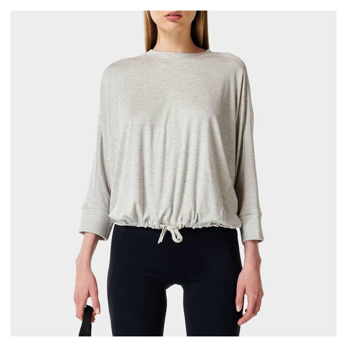 Grey Tori Drawstring Top main product photo