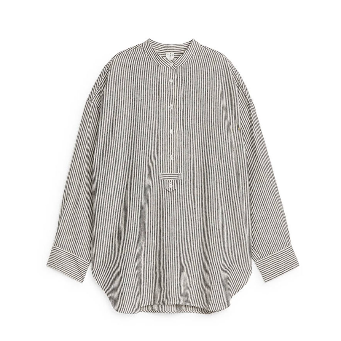 Black/White Stripe Tunic Shirt main product photo