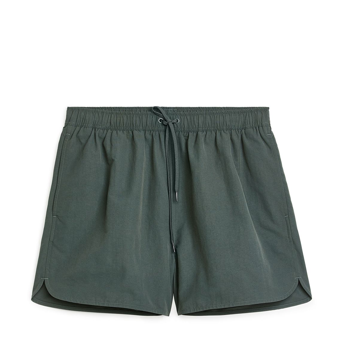 Men's Forest Green Drawstring Swimming Shorts main product photo