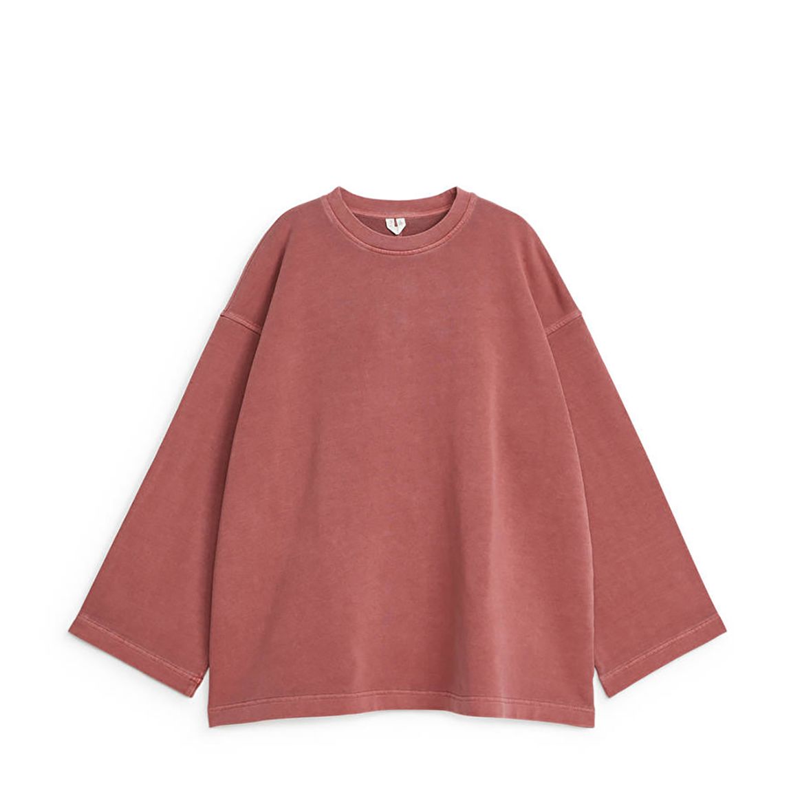 Washed Red Oversized Top main product photo