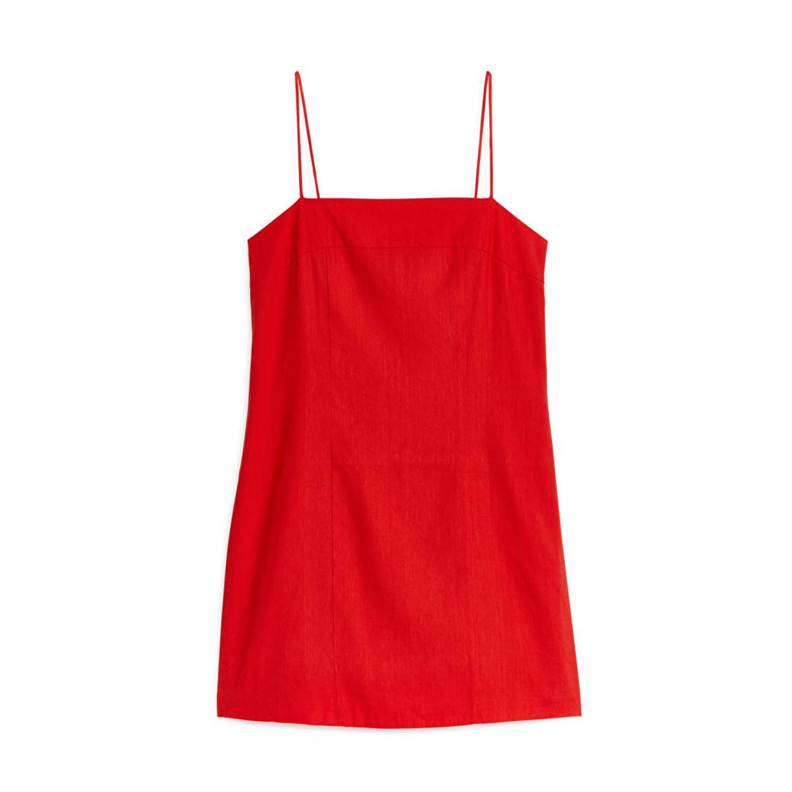 Red Mini Strap Dress main product photo