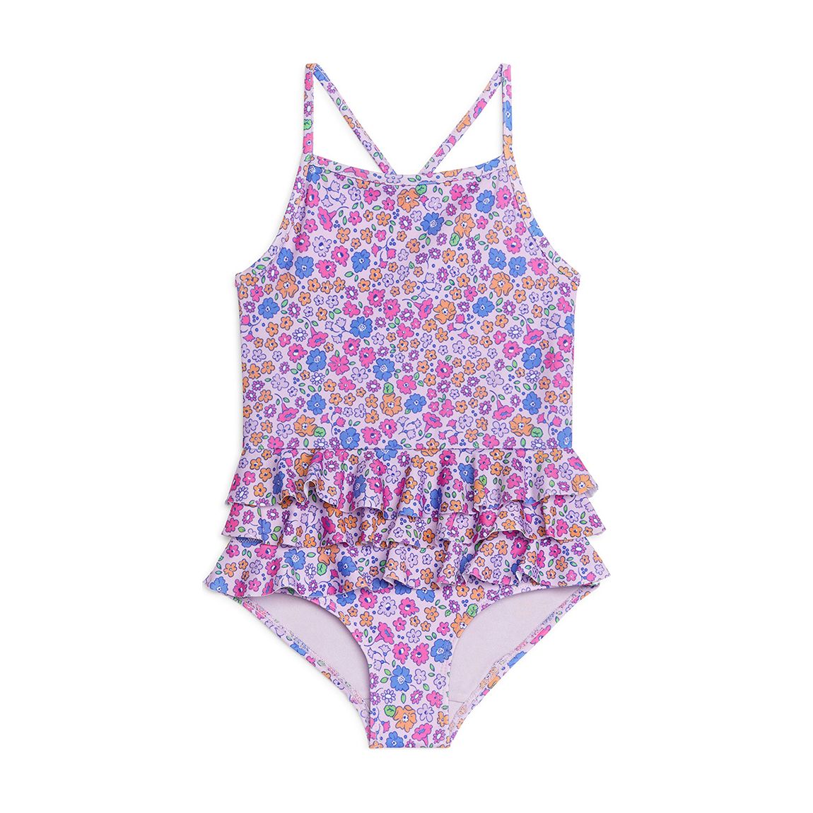 Baby's Purple Printed Swimsuit main product photo