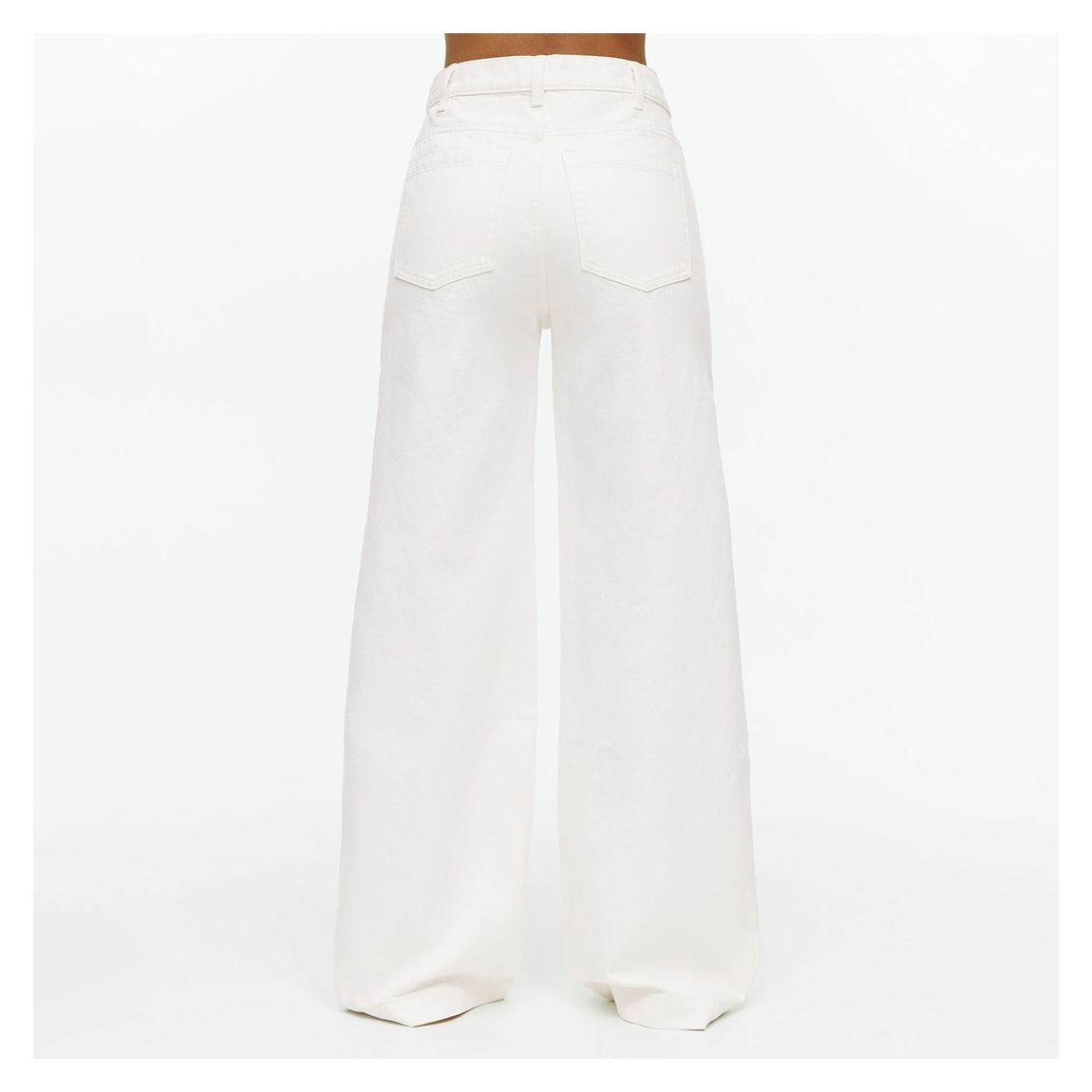 White Wide Leg Trouser main product photo