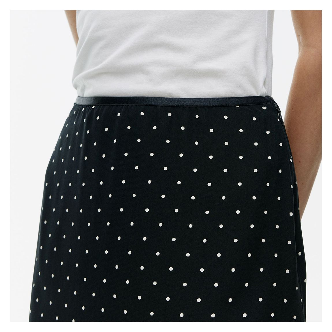 Black Polka Dot Skirt main product photo