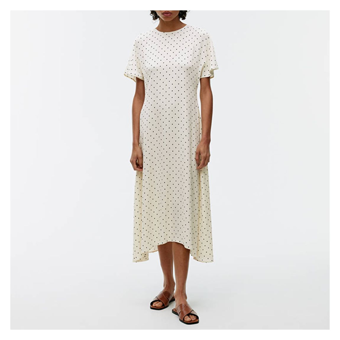 White Polka Dot Dress main product photo