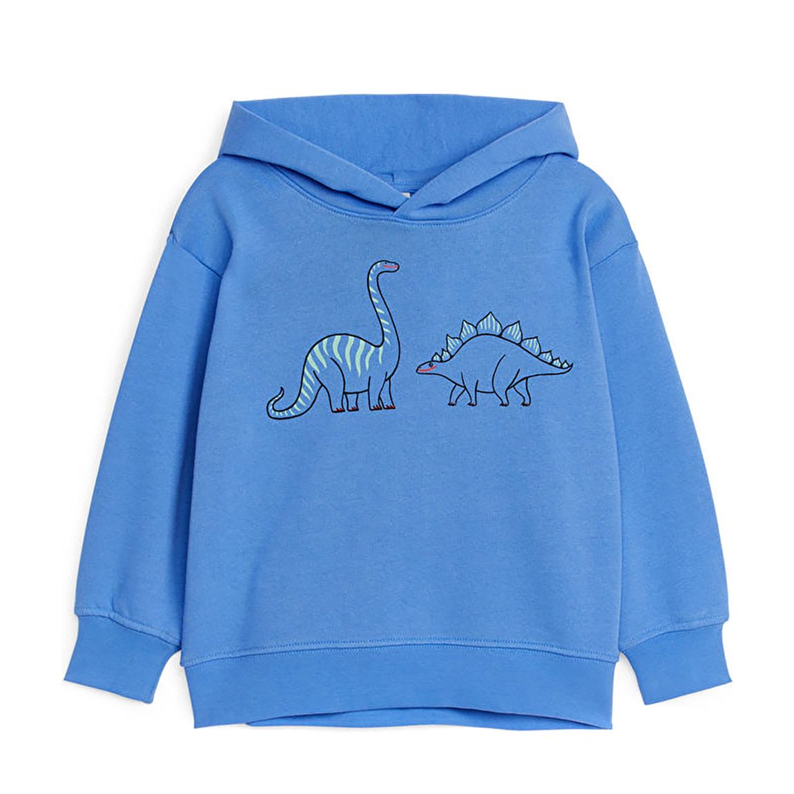 Kid's Electric Blue Printed Hoodie main product photo