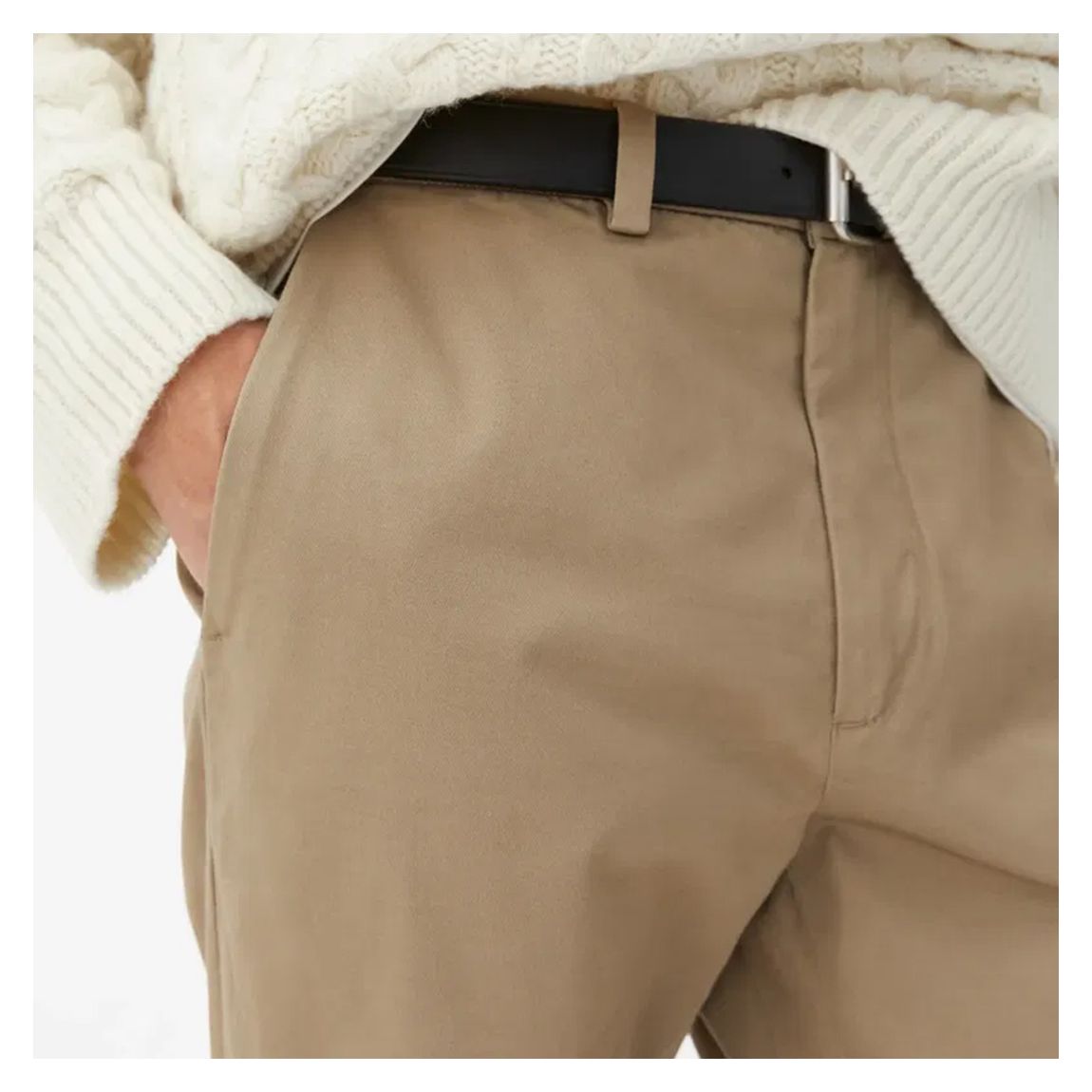 Men's Camel Chino Trousers main product photo