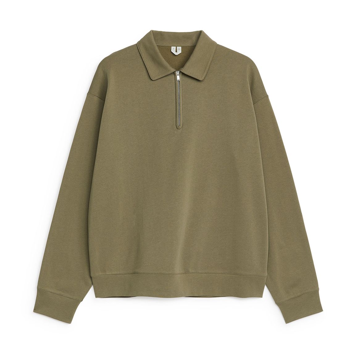 Men's Khaki Collared Knit Jumper main product photo