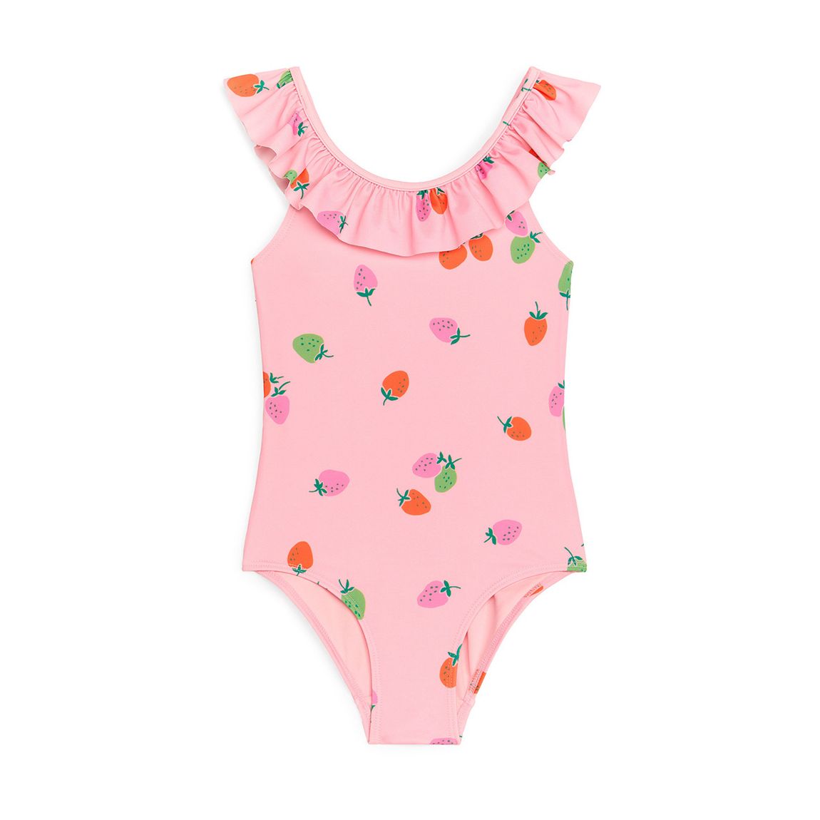 Kid's Baby Pink Printed Swimming Costume main product photo