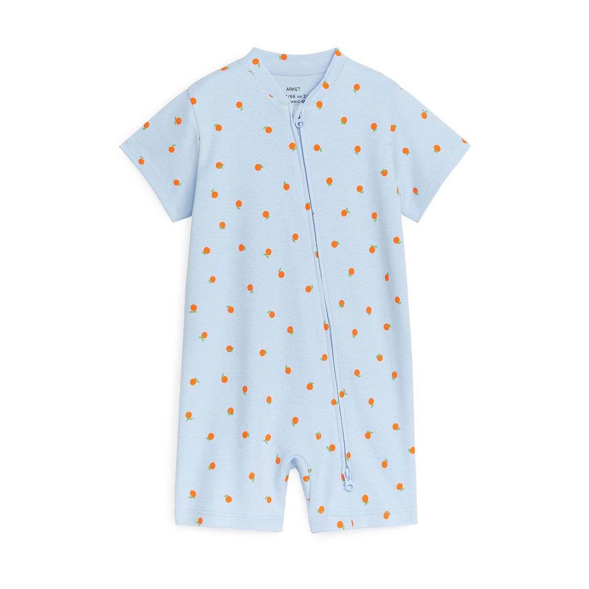 Baby's Baby Blue Printed Onesie main product photo