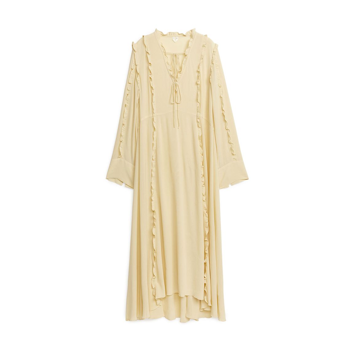 Light Yellow Boho Dress main product photo