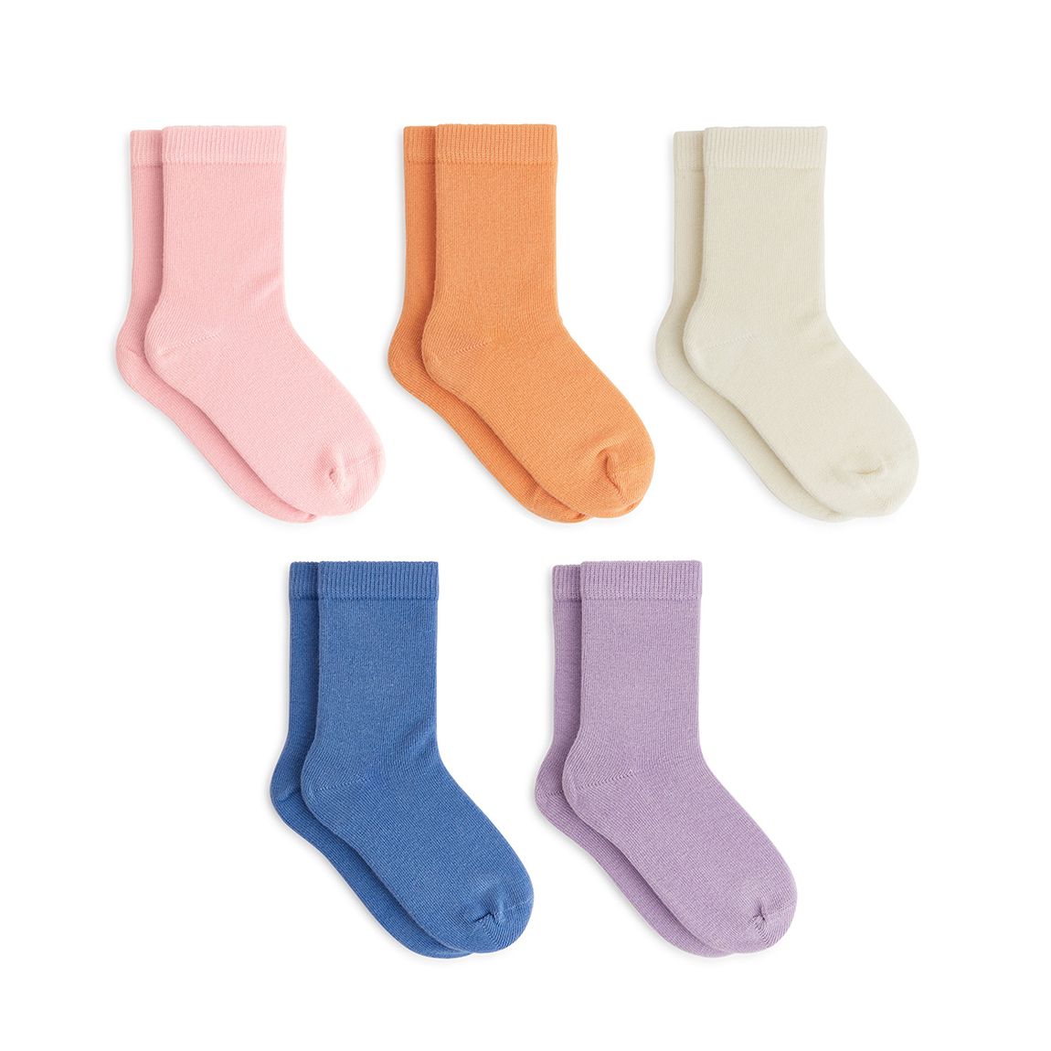 Kid's Multi Cotton Stretch Set of 5 Socks main product photo