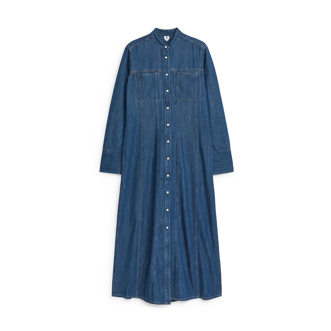 Blue Denim Maxi Dress main product photo