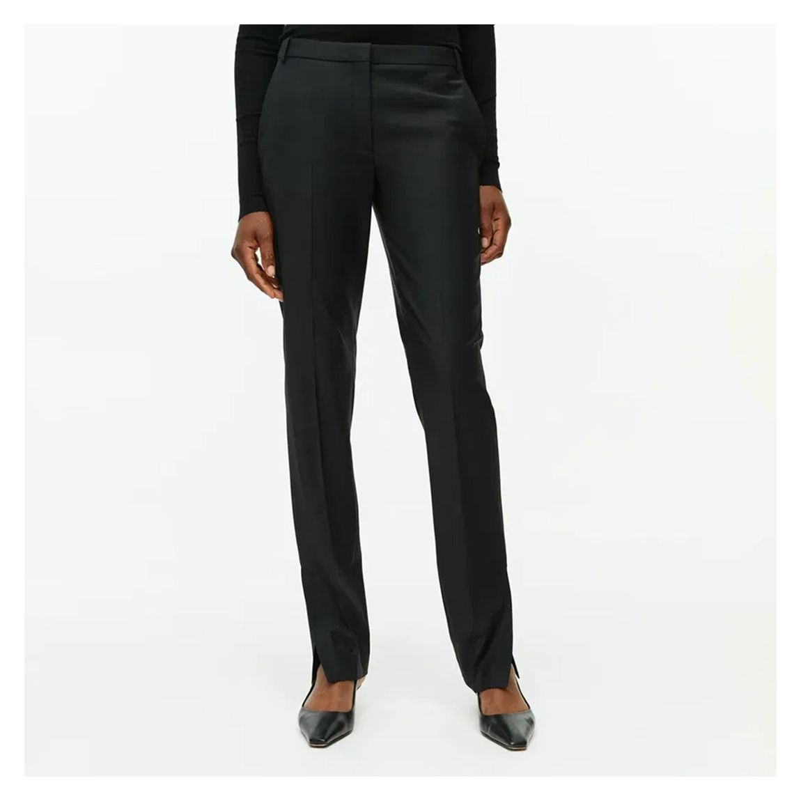 Black Slim Fit Trousers main product photo