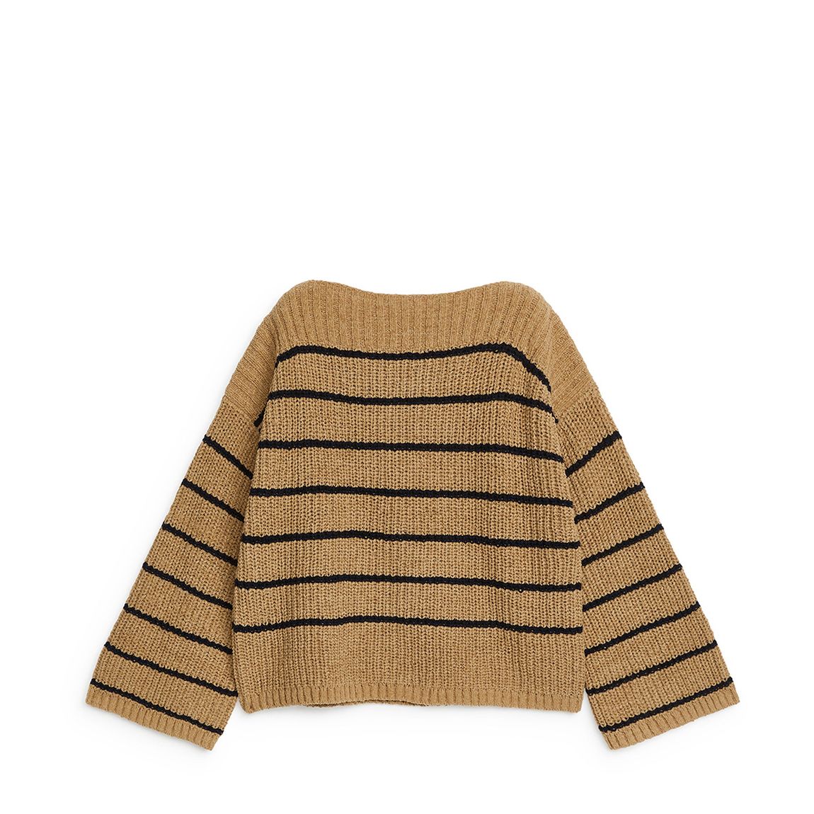 Camel Stripe Oversized Jumper main product photo